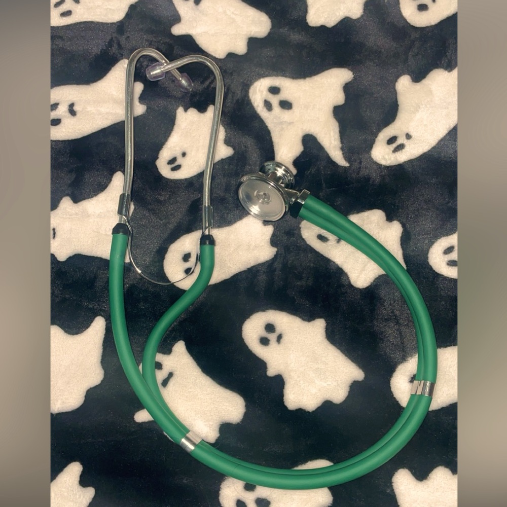 Green stethoscope